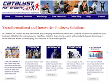 Tablet Screenshot of catalystforgrowth.com.au